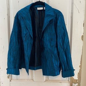 Chico’s Teal Black Jacket
